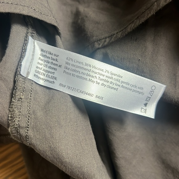 NWT Eileen Fisher Shirt Dress - Picture 9 of 9